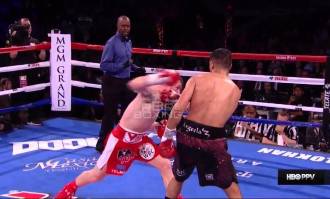 El brutal derechazo de Canelo Álvarez que mandó a Amir Khan al hospital