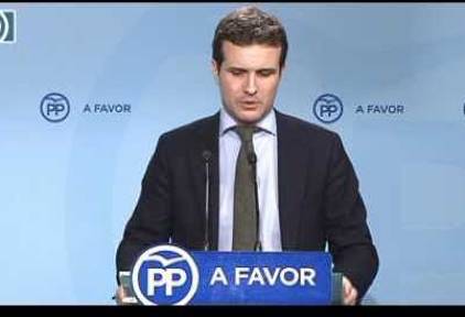 Pablo Casado: "No me imagino a Aznar fuera del PP"