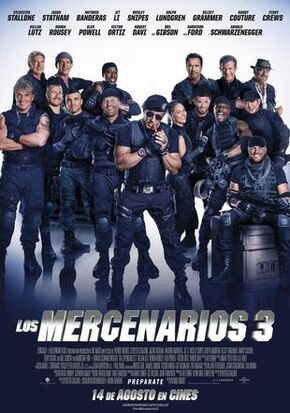 Póster Los Mercenarios 3