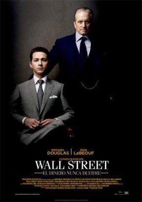 Póster Wall Street: El dinero nunca duerme