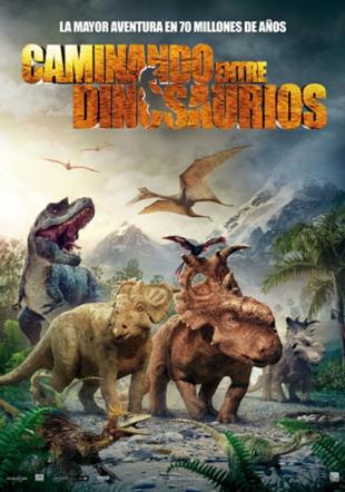 Póster Caminando entre dinosaurios