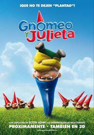 Póster Gnomeo y Julieta