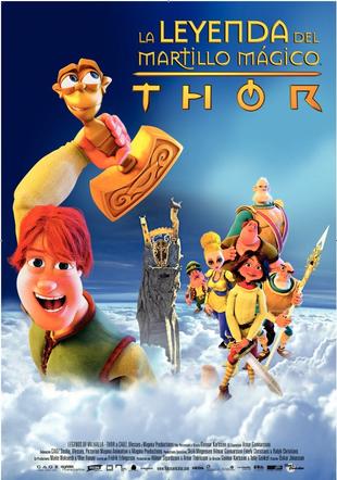 Póster La leyenda del martillo mágico, Thor